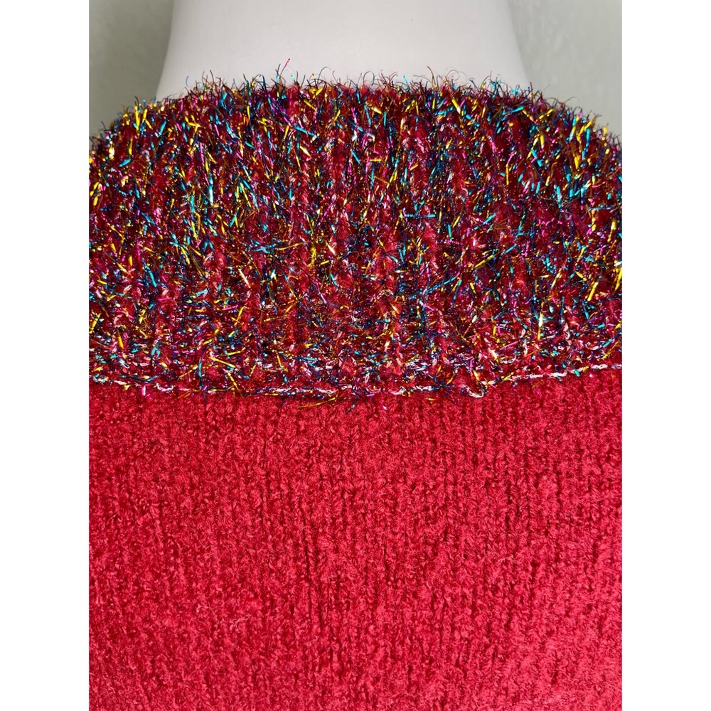 True Craft Striped Holiday Tinsel Sweater NWT! - Picture 13 of 16